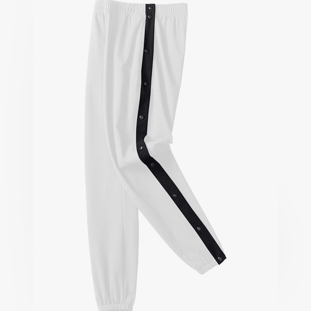 NWT Chrisuno Women's Sweatpants Tear Away Joggers Athletic Workout Sweat Pants L